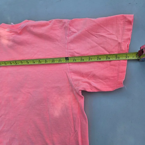 L.A. Gear Vintage Pink Cropped Graphic Tee One Size - Picture 12 of 12